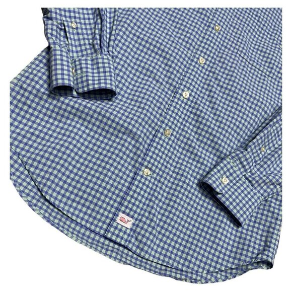 Vineyard Vines PLAID MURRAY Luxury Designer Casual Business Button Shirt Small - Picture 4 of 4